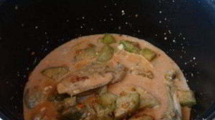 Рецепт рагу из баклажанов с курицей