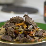 Рецепт Рагу из говядины с грибами