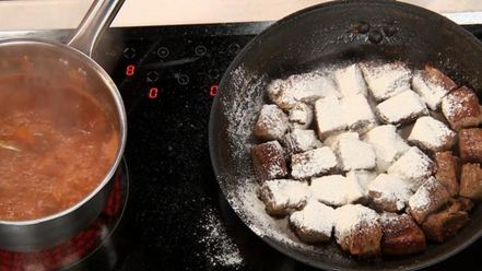 Рецепт рагу из говядины с овощами в пряном соусе