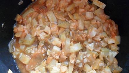Рецепт рагу из кабачков и баклажанов в мультиварке