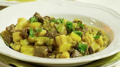 Рецепт Рагу из куриных сердечек