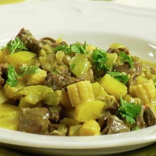 Рецепт Рагу из куриных сердечек