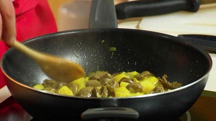 Рецепт рагу из куриных сердечек