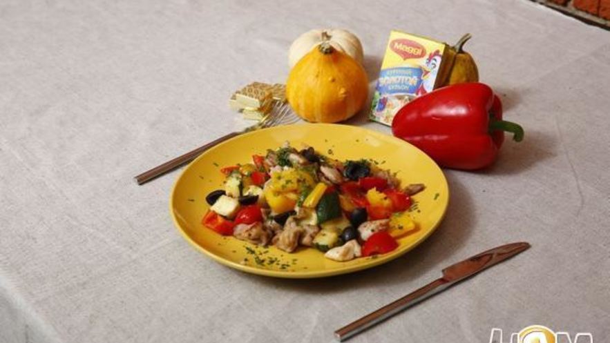 Рецепт рагу из курицы с овощами