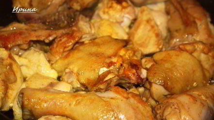 Рецепт рагу из курицы со свекольным карри