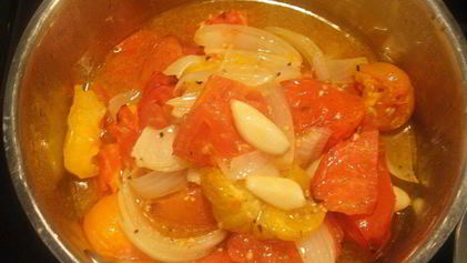 Рецепт Рагу из помидоров