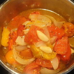 Рецепт Рагу из помидоров