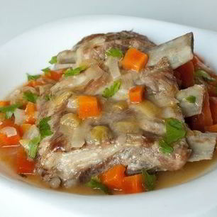 Рецепт Рагу из ребрышек с овощами