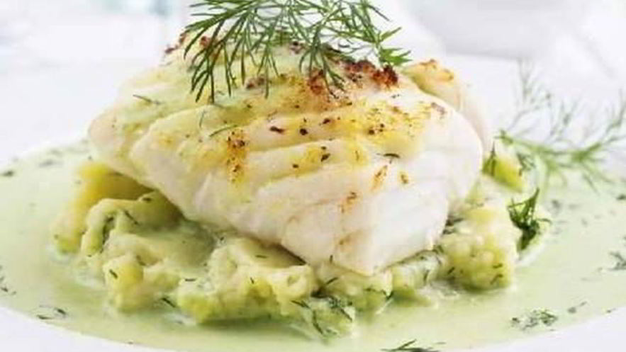 Рецепт рагу из судака в укропно-горчичном соусе