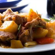 Рецепт Рагу из свинины с картофелем и перцем чили