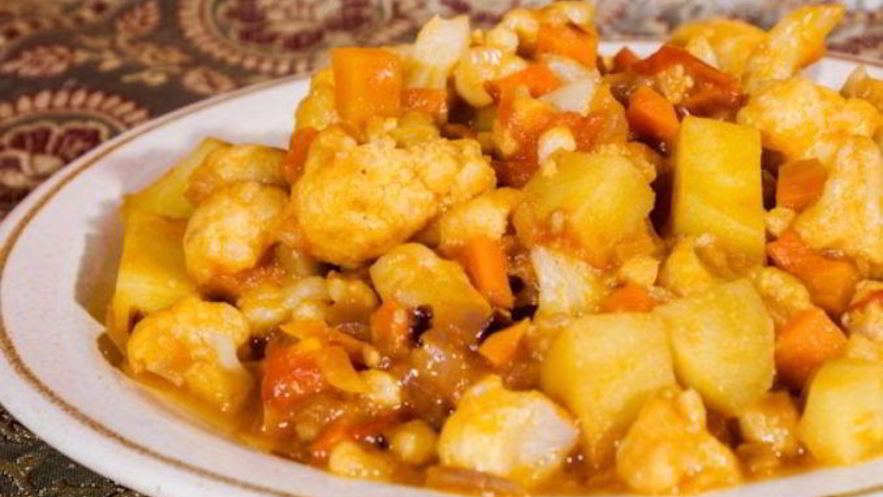 Рецепт рагу из цветной капусты и кабачков