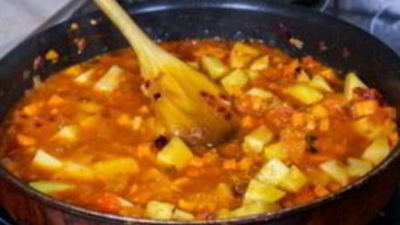 Рецепт рагу из цветной капусты и кабачков