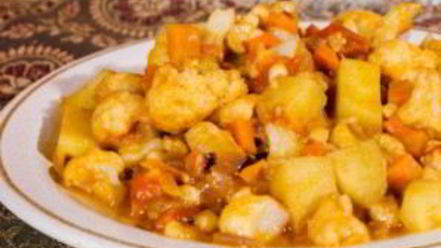 Рецепт рагу из цветной капусты и кабачков