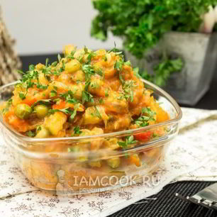 Рецепт Рагу овощного с картошкой