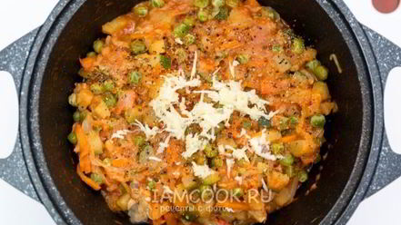 Рецепт рагу овощного с картошкой