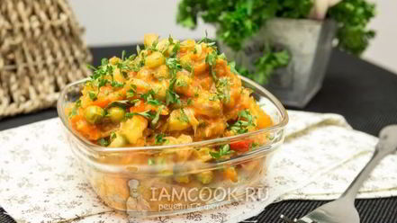 Рецепт рагу овощного с картошкой