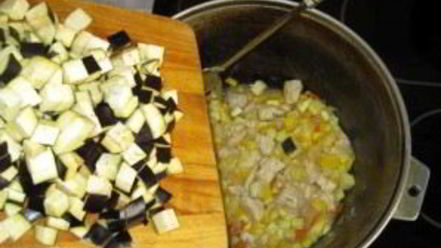 Рецепт рагу с мясом и кабачками