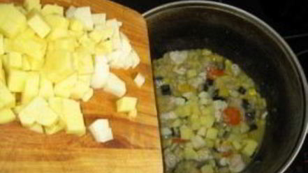 Рецепт рагу с мясом и кабачками