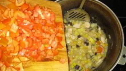 Рецепт рагу с мясом и кабачками