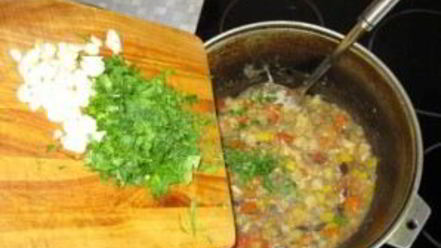 Рецепт рагу с мясом и кабачками