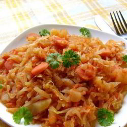 Рецепт Рагу с сосиской