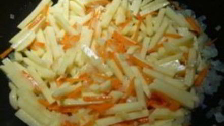 Рецепт рагу с сосиской