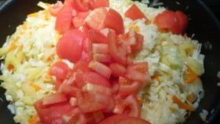 Рецепт рагу с сосиской