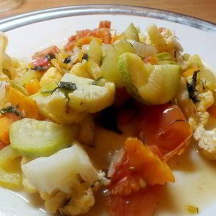 Рецепт Рагу с цветной капустой