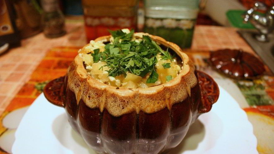 Рецепт рагу в горшочках с курицей