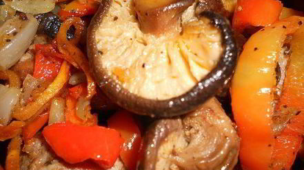 Рецепт рагу в горшочке с грибами шиитаке