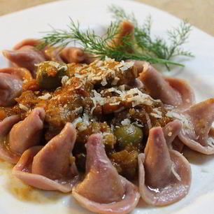 Рецепт Шляп разбойников с мясным рагу