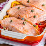 Рецепт Запеченного рагу из рыбы с перцем