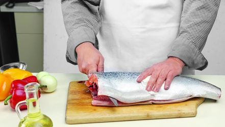 Рецепт запеченного рагу из рыбы с перцем