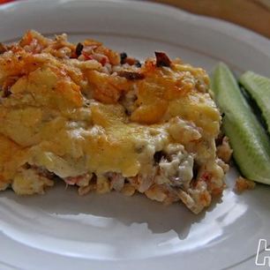 Рецепт Запеканки фрикасе из курицы