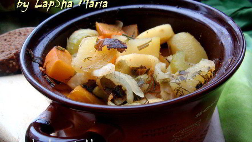 Рецепт зимнего рагу из корнеплодов