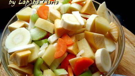 Рецепт зимнего рагу из корнеплодов