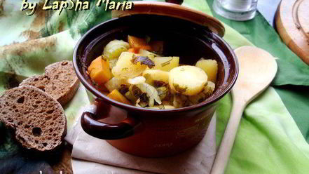 Рецепт зимнего рагу из корнеплодов