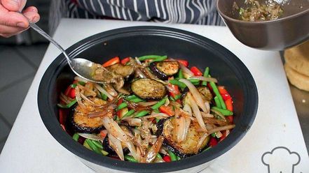 Рецепт откидного рататуя с анчоусами