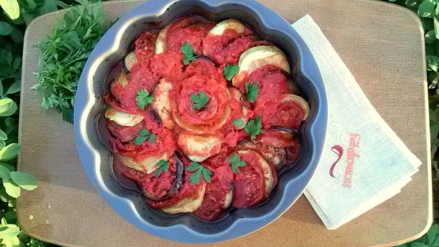 Рецепт рататуя из баклажанов и кабачков