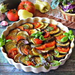 Рецепт Рататуя Летнее настроение