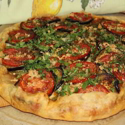 Рецепт Рататуя на хрустящей галете