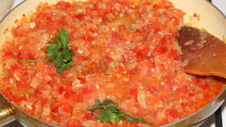 Рецепт рататуя на хрустящей галете