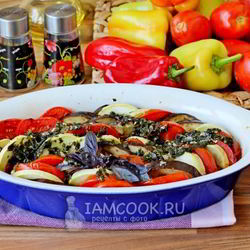 Рецепт Рататуя по-деревенски