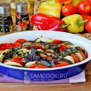 Рецепт Рататуя по-деревенски