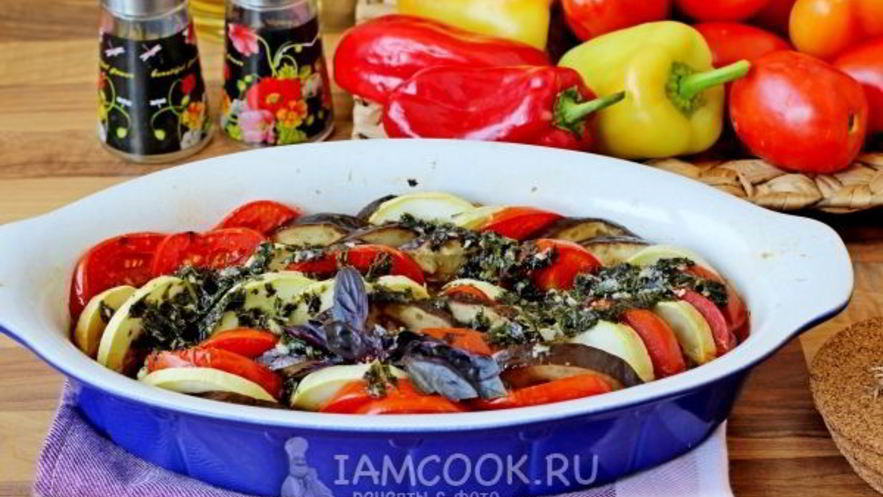 Рецепт рататуя по-деревенски