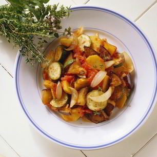 Рецепт Рататуя с баклажанами