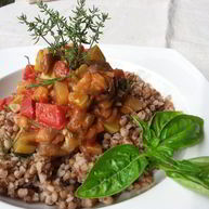 Рецепт Рататуя с гречневой кашей