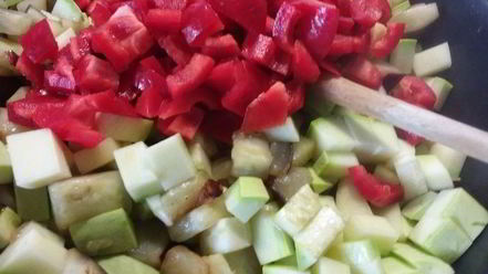 Рецепт рататуя с гречневой кашей