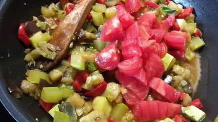 Рецепт рататуя с гречневой кашей