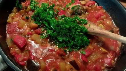 Рецепт рататуя с гречневой кашей